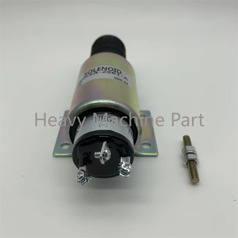 24V SA-2661-A 2001-24E2U1B2A Fuel Shutoff Stop Solenoid for Woodward 2000 Series