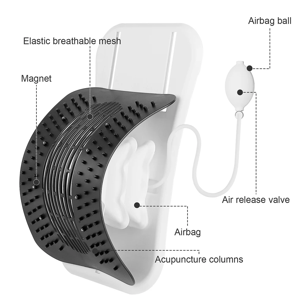 Lumbar Soothing Device To Relieve Pain Manual Or Electric Lumbar Stretcher Mat Yoga Fitness Pad Lumbar Vertebrae Back Corrector