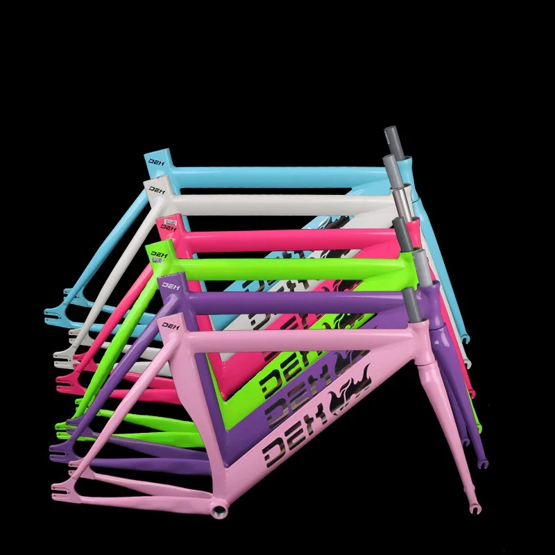 700c Muscle Fixed Gear Bike Frame Aluminum Alloy Weldless Wind Broken