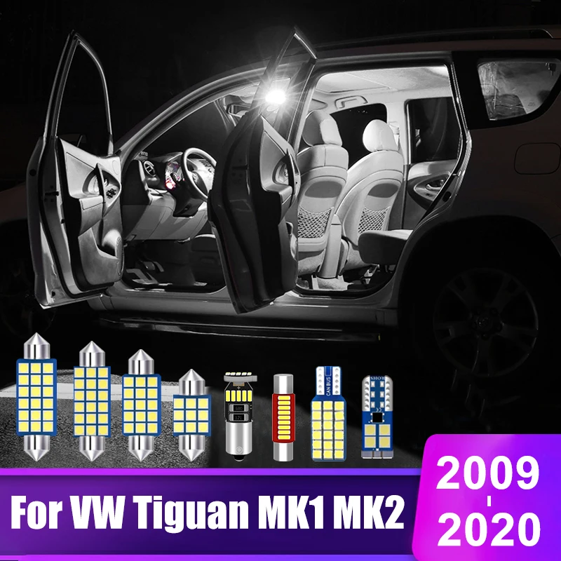 

For Volkswagen VW Tiguan 2 5N MK1 MK2 2009 2010 2011 2012 2013 2014 2015 2016 2017 2018 2019 2020 Car LED Lights Accessories