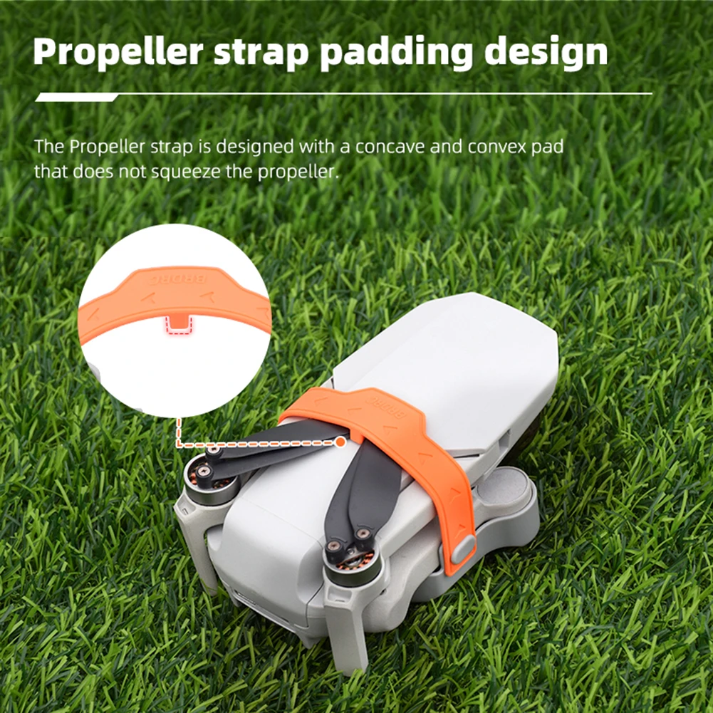 Soft Guard Drone Props Propeller Stabilizer Propeller Holder Fixer Protective Guard Drone Accessories for DJI Mini 2/Mavic Mini