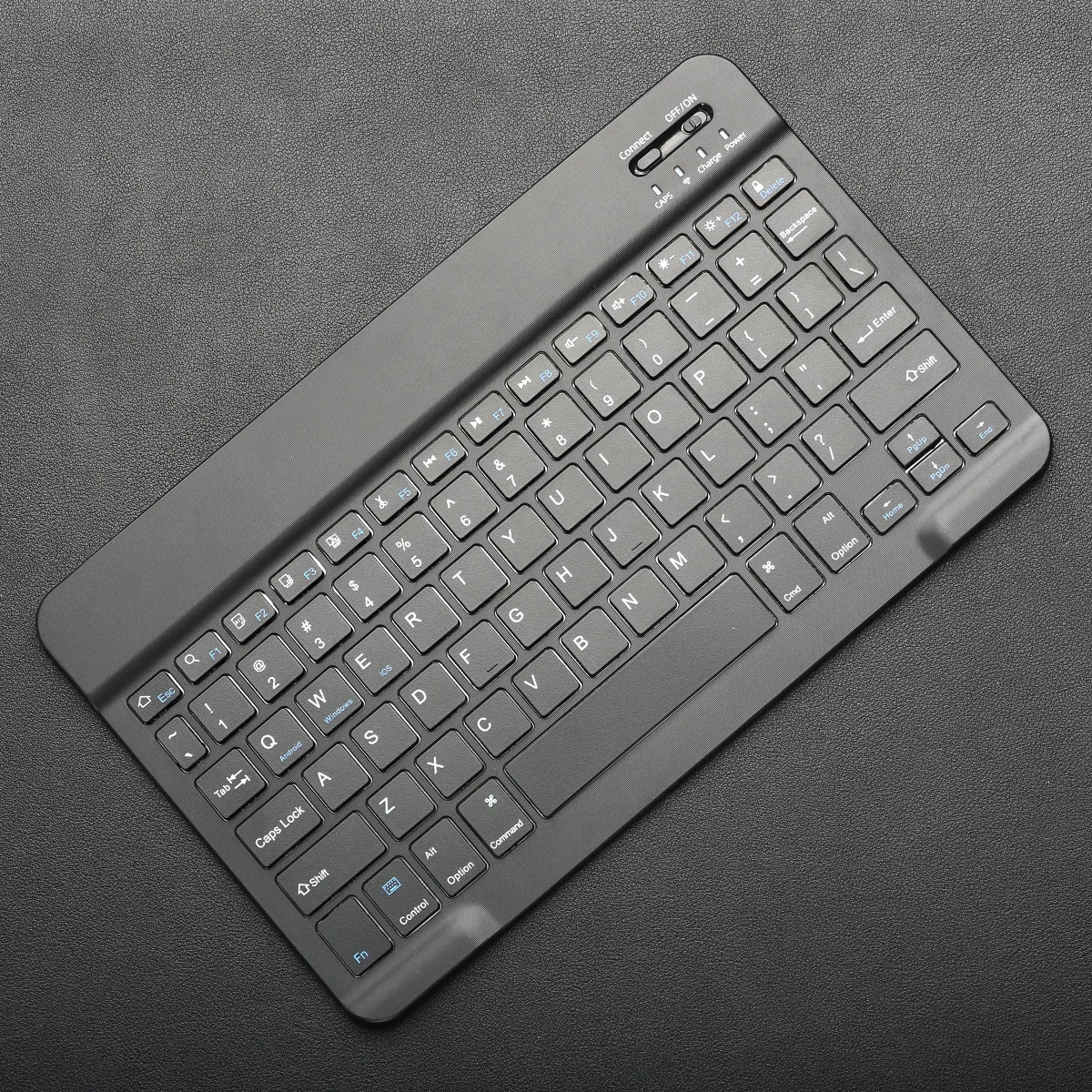 thumbnail image 1 of Teclado recargable compatible con Bluetooth Teclado inalámbrico portátil compacto para Android Windows iOS Tablet iPhone iPad Samsung, 1 of 5