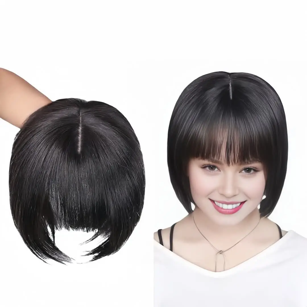 Anemone Lace Base Human Hair Toppers Brazilian Natural Hairpiece Clip In Extension For Hair Volume Non-Remy Machine human hair toppers