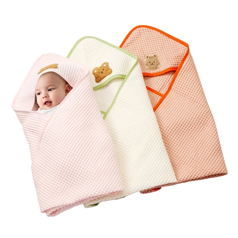

Cotton Baby Towel Absorbent Toddler Newborn Swaddle Wraps Muslin Swaddle Weave Blanket Infant Nap Cover