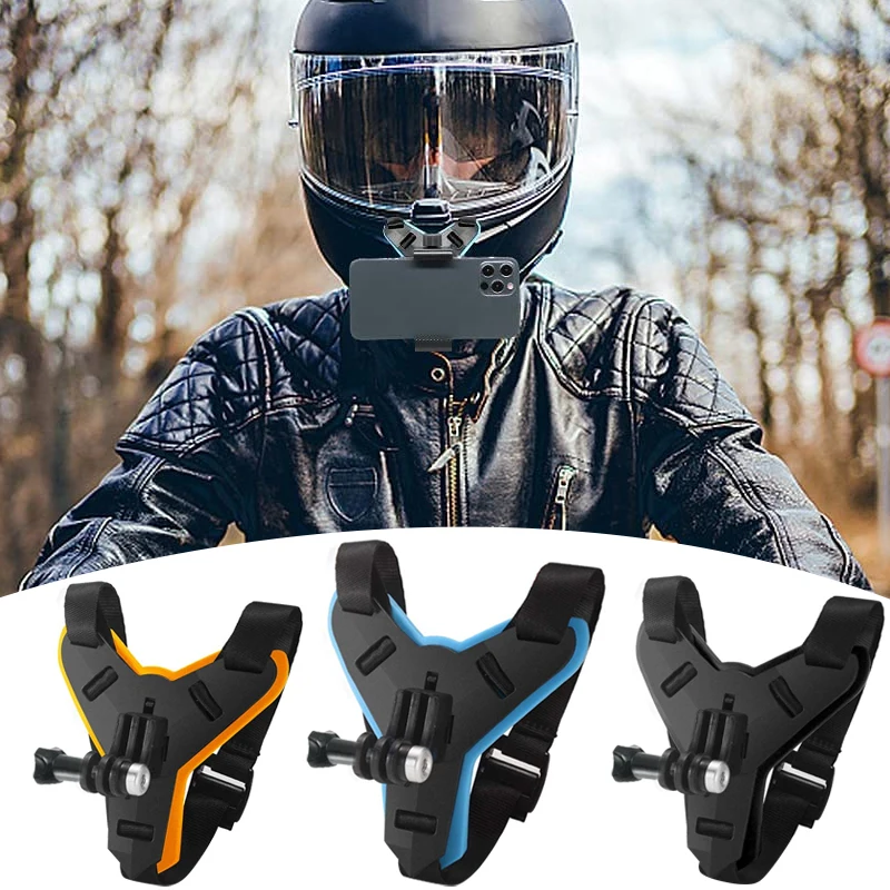 Para Sa GoPro 11 10 Adjustable Motorcycle Helmet Chin Strap Mount Harness Belt Para Sa Insta360