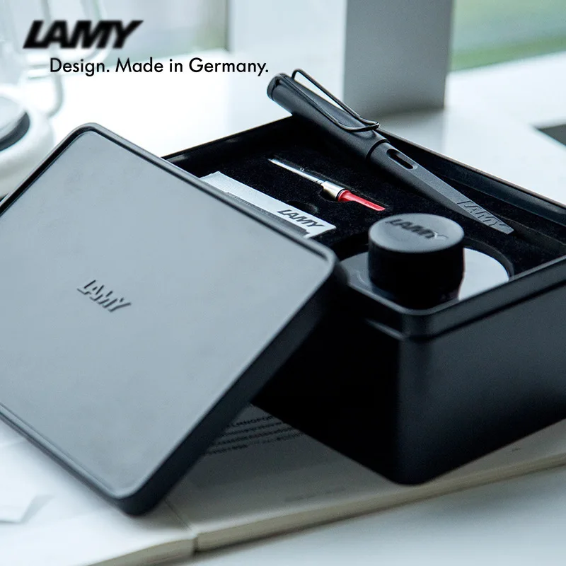 

Germany Linglinmei Fountain Pen Ink Gift Box Signing Pen Practice Pen Set Business Gift Metal Fountain Pen Wholesale