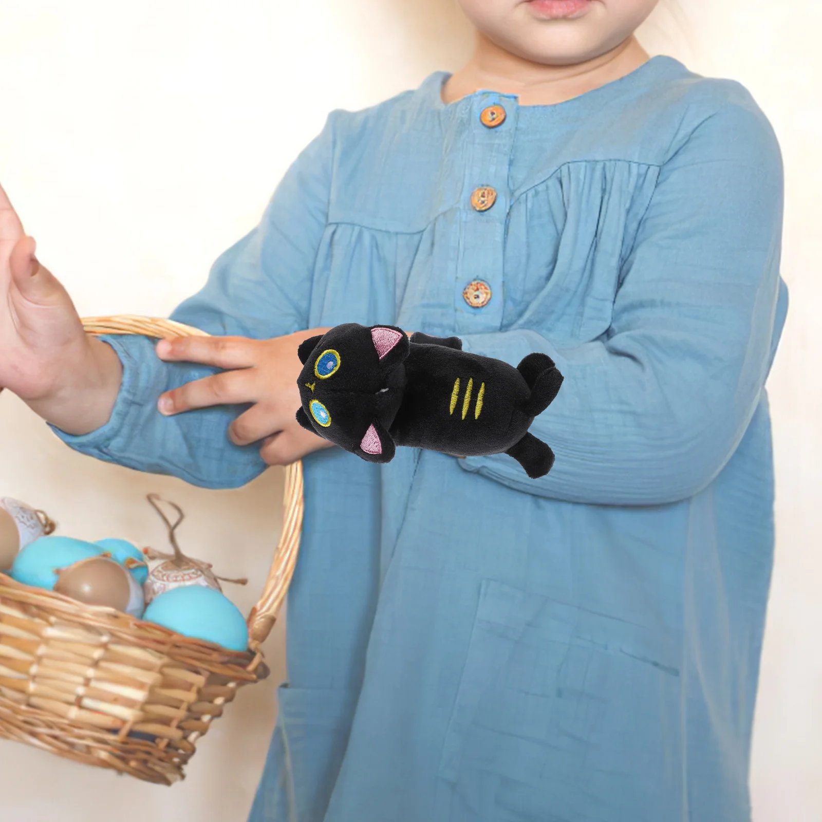 

Cat Slap Bracelet Stuffed Animal Slap Bracelets Adorable Plush Animals Huggers Slap Bracelets Interactive Toy Kids