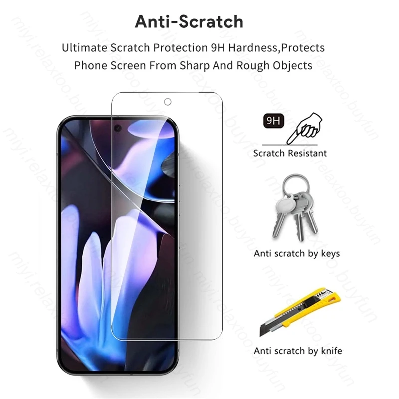 8-in-1 Protective Glass Set with Camera Lens and Screen Protectors