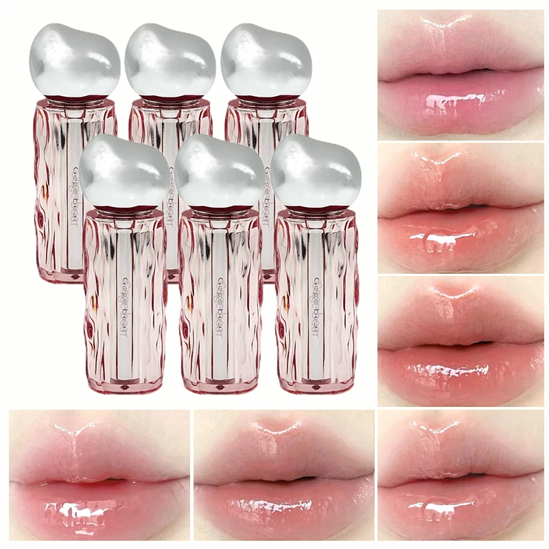 Crystal Translucent Moisturizing Lip Glaze - Long-Lasting Natural Color
