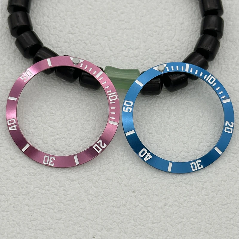 Elegant Beveled Aluminum Watch Bezel – 38mm x 30.6mm
