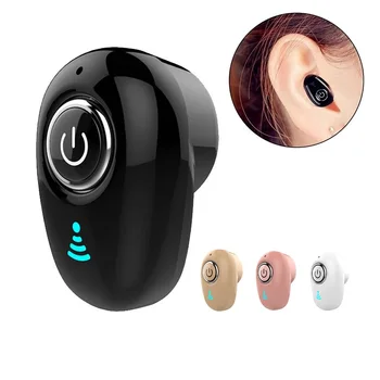 Ture Mini Invisible Wireless Earphone Noise Cancelling Stereo Handsfree Headset Bluetooth Compatible TWS Earphone with Microphone 1