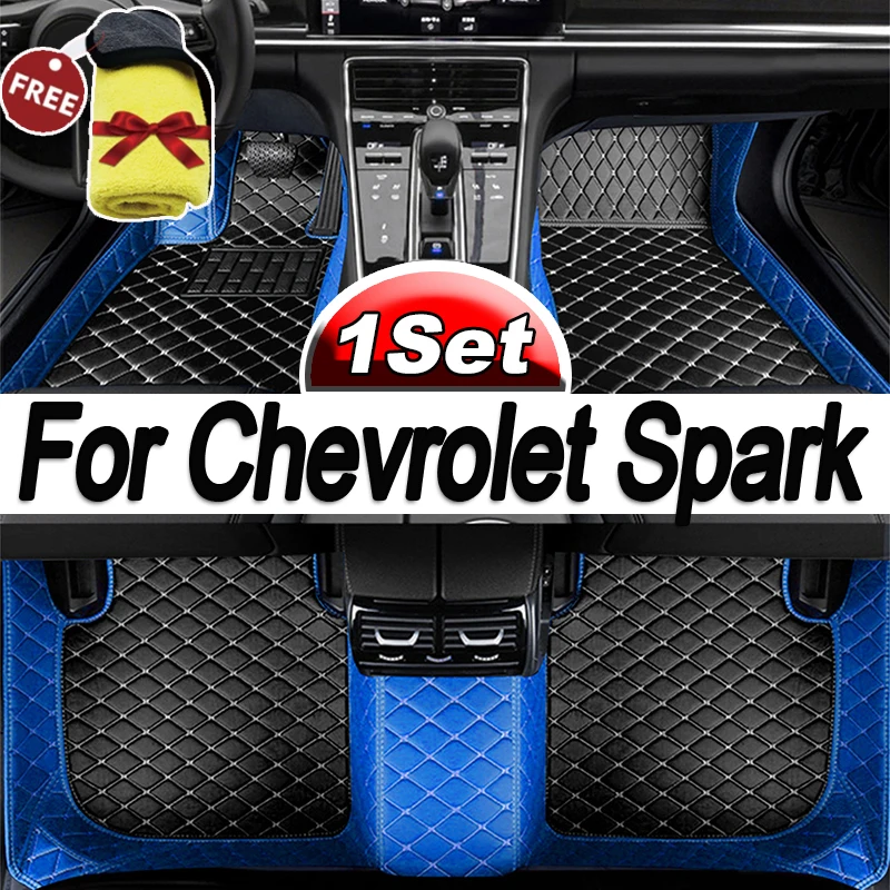 

Автомобильные коврики для Chevrolet Holden, Barina, Spark EV, Ravon R2, M300, 2011-2015, коврики с защитой от грязи, кожаные коврики, автомобильные аксессуары