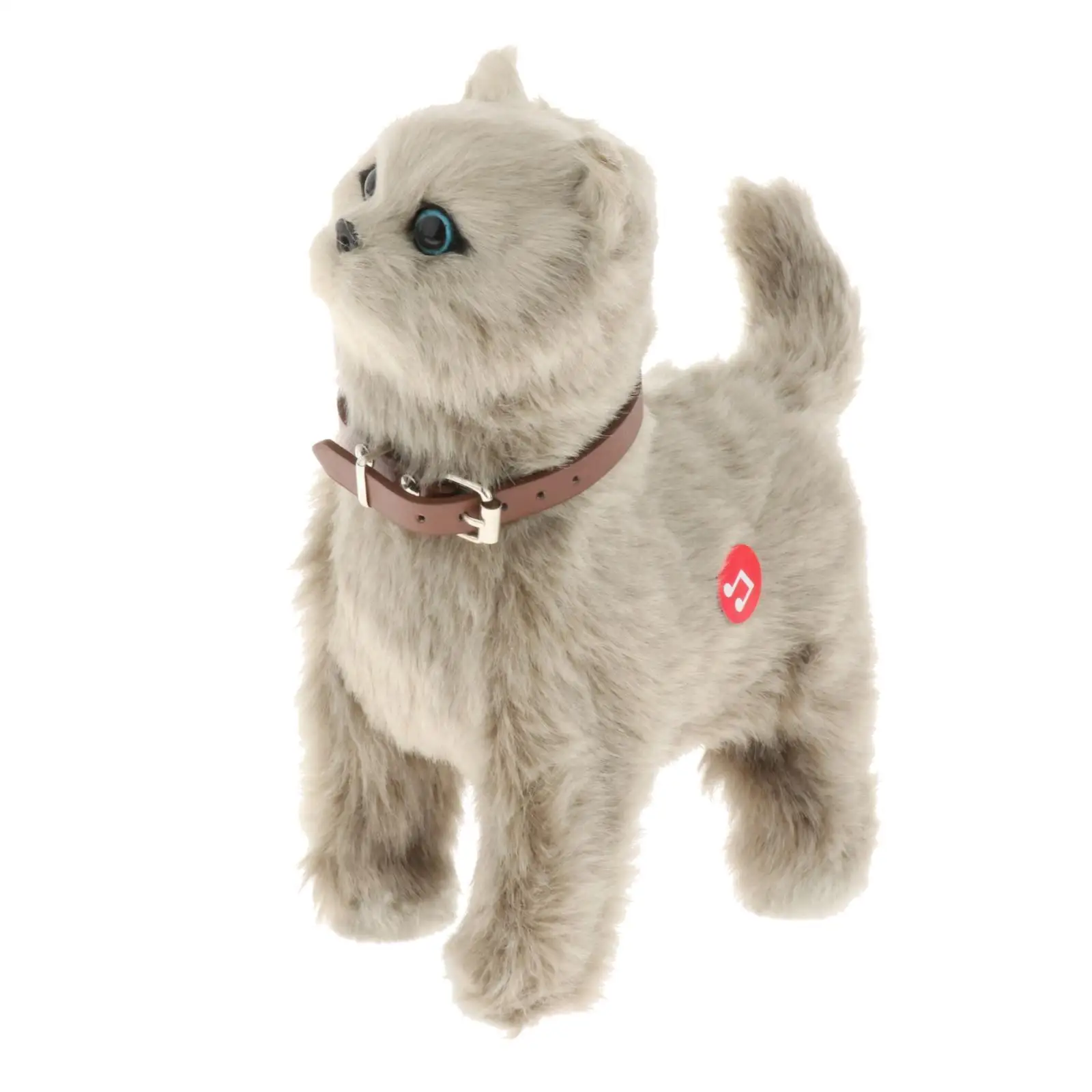 

Милые электронные фигурки кошек для рождественского подарка, подарки на день рождения, детские игрушки, серый цвет