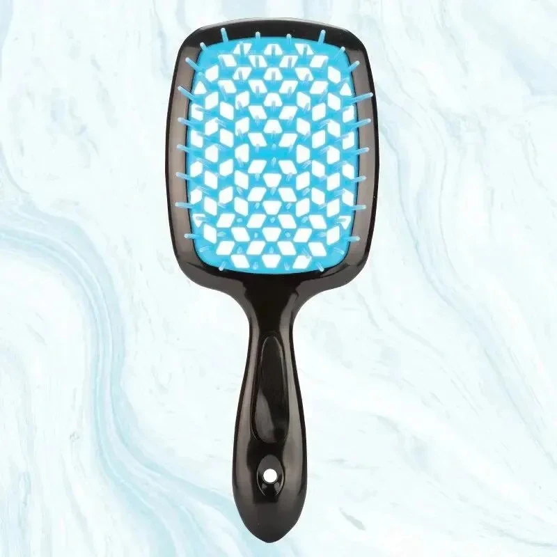 Head Massage Hollow Comb Honeycomb Comb Wet And Dry Fluffy Styling Rib Comb Anti-Hair Loss Scalp Massage Air Cushion Comb 3