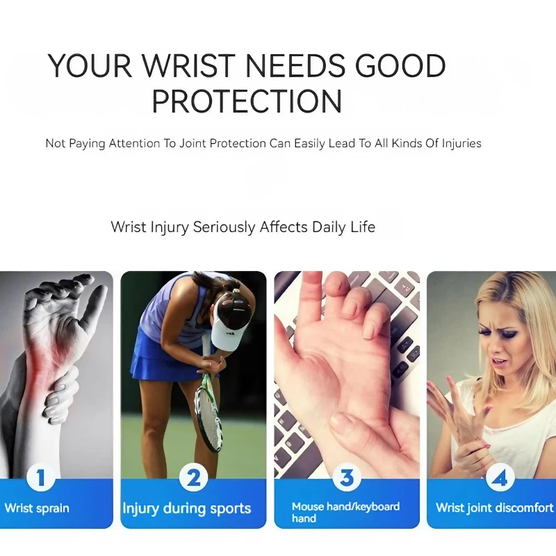 Fitness Wrist Wrap Support Straps 6