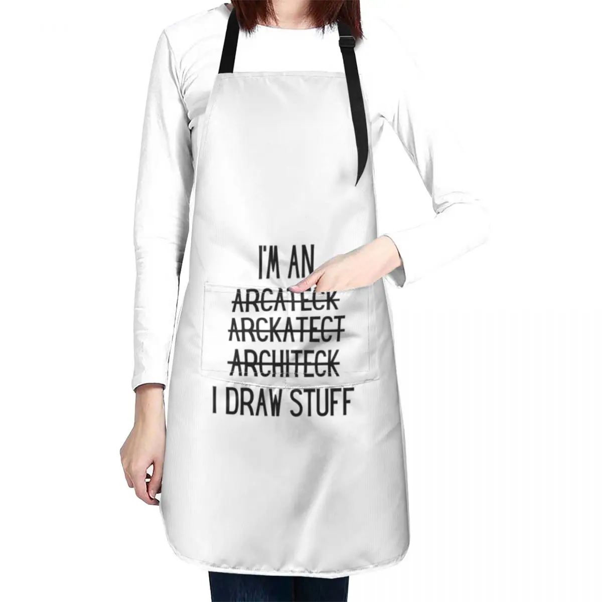 

I am an architect Apron apron custom logo home women work apron ladies Long Apron