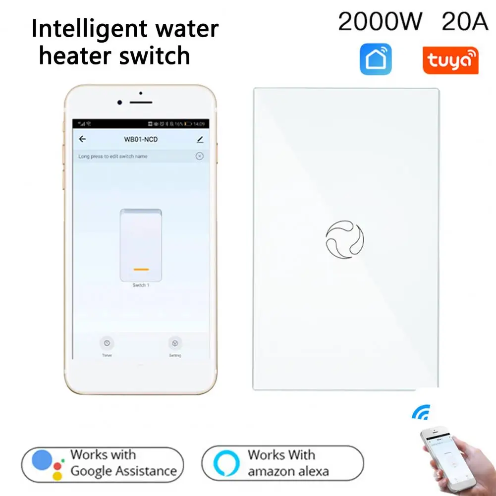 Wifi Boiler Smart Switch Water Heater Switches Voice Remote Control US