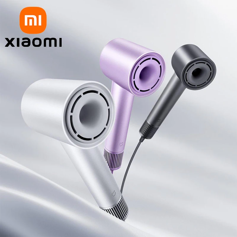 XIAOMI MIJIA-Sèche-cheveux haute vitesse H501, 62 vitesses de vent murales, Ion négatif, 110000 tr/min, 220V, version CN, avec adaptateur UE