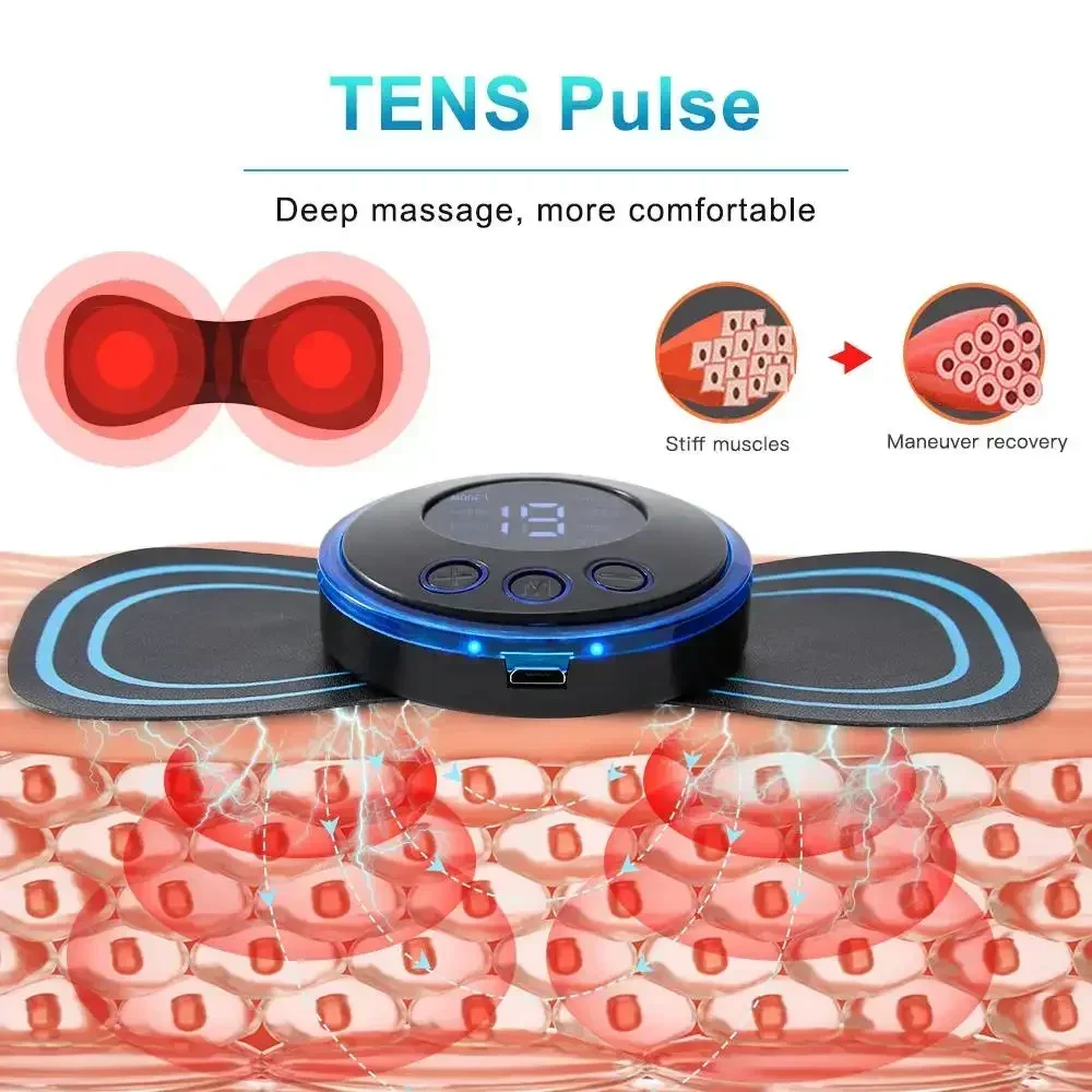 Electric EMS Foot Massager Accessories Pulse Muscle Stimulator Foldable Foot Massage Pad Relief Pain Relax,Support Dropshipping