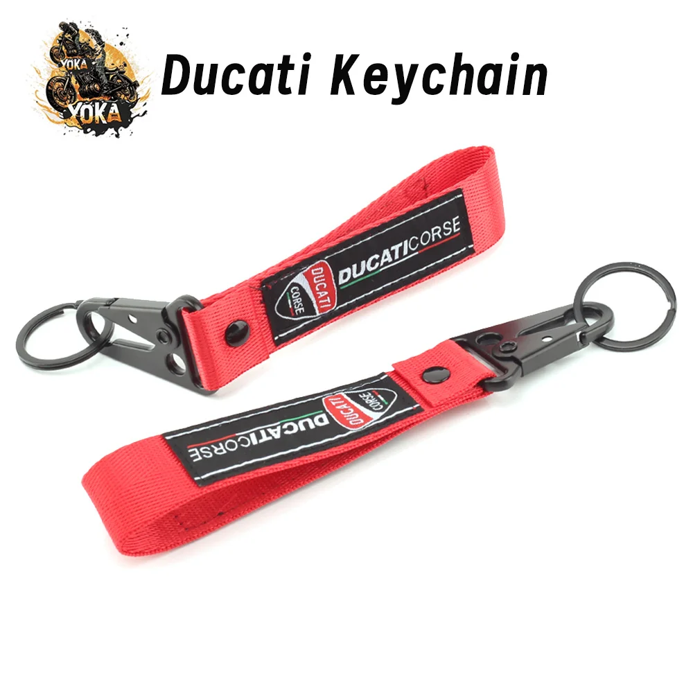 

Keychain Keyring Key Chain Holder Accessories For Ducati Monster 821 696 796 795 Multistrada Scrambler 400 800 1100 Diavel 1200