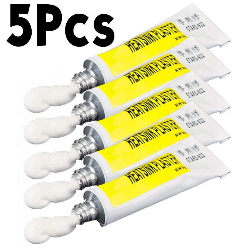 thumbnail image 1 of Pasta de grasa térmica conductora para disipador de calor, pegamento de yeso para VGA, RAM, LED, IC, radiador, refrigeración, adhesivo de buena viscosidad, 1-5 unidades, 1 of 4
