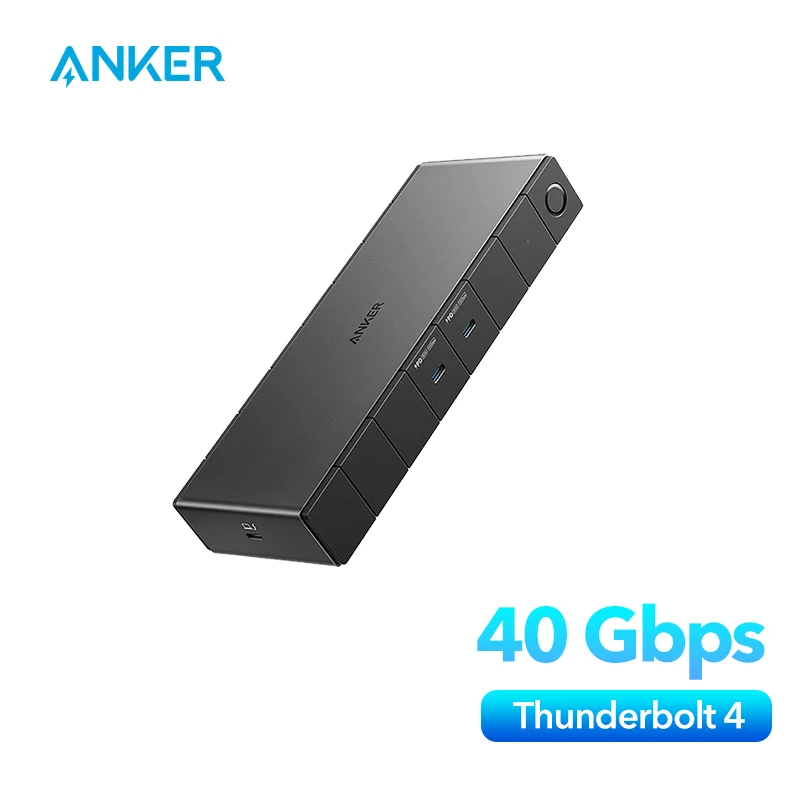 Anker 778 Thunderbolt Docking Station Hub Usb 12 In 1 Thunderbolt 4 Hub 6 Porte Usb Per M1 Pro/Max Macbook Pro