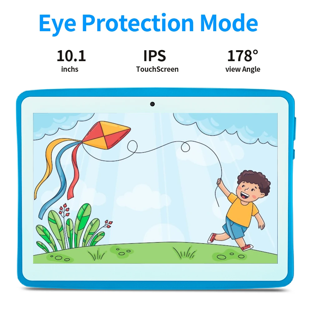 New 10.1-inch Children's tablet with Quad Core 4GB RAM  64GB ROM for Learning and Education, Gift Tablet for Children 5000mAh 5