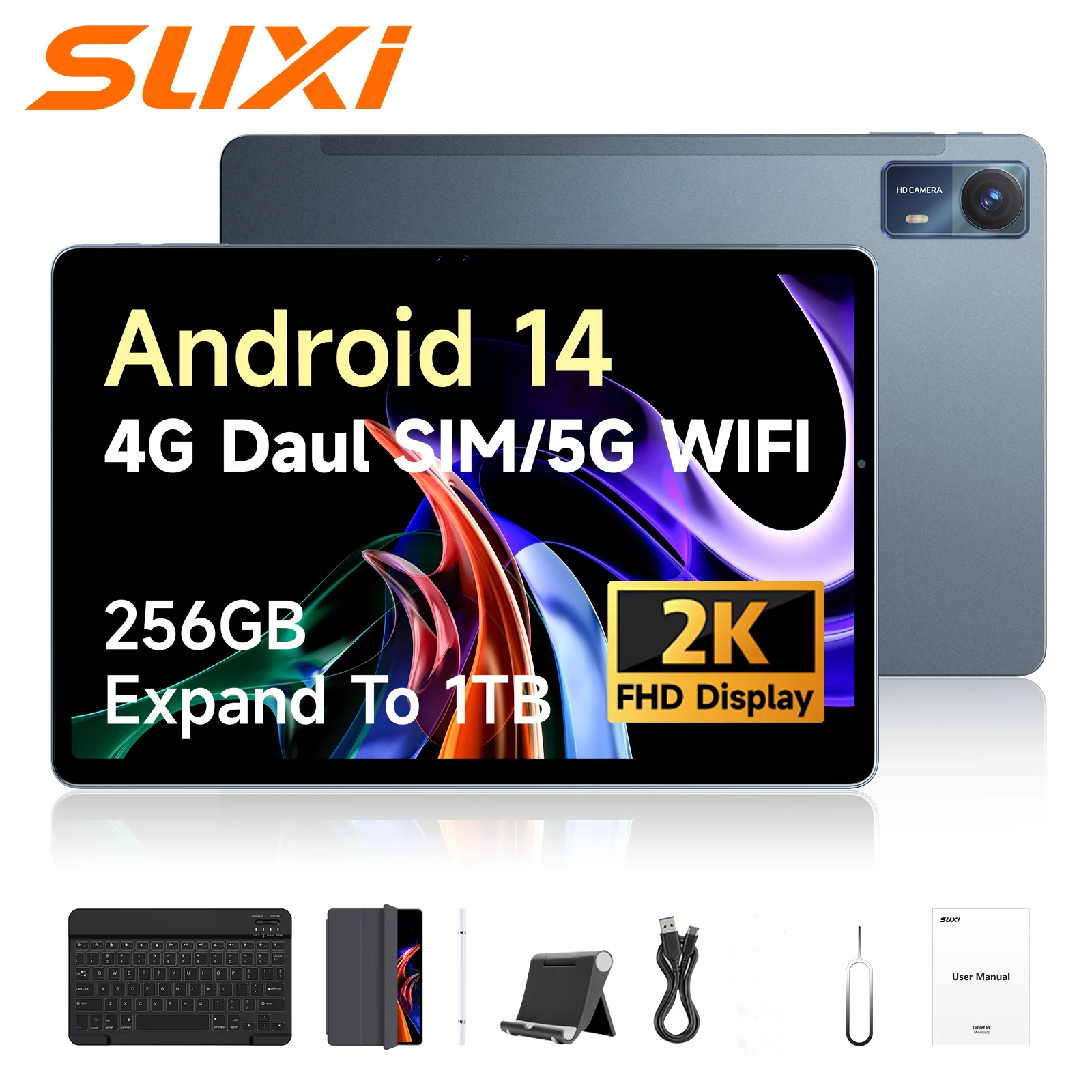 SUXI A9 XProタブレット 11インチ 1920x1200 FHD 4G LTE Unisoc