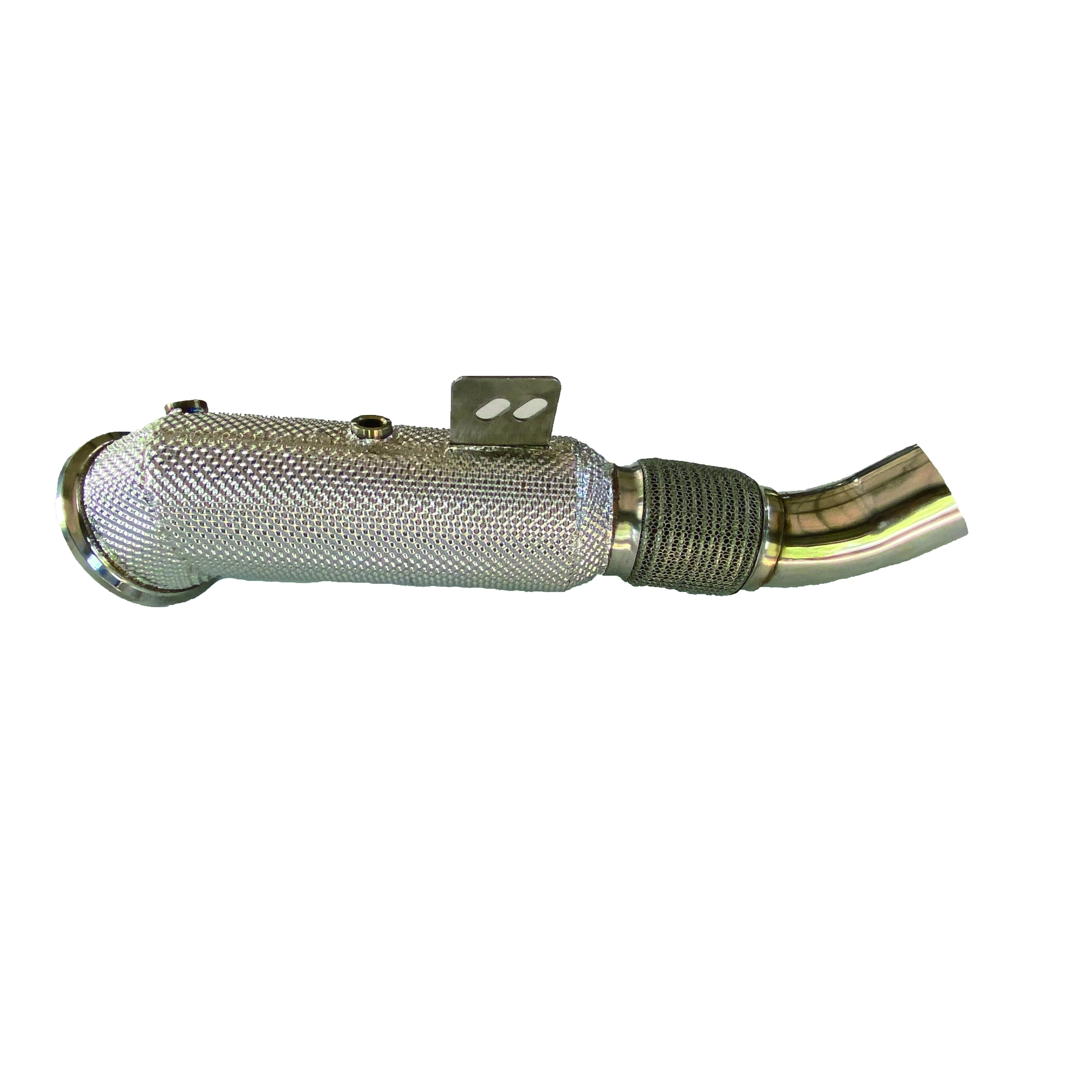 Per Bmw B58 3.0T Motore Downpipe Catless M240I 340I 440I 540I F22 F30 F32 F36 G30 Convertitore Catalitico Con Scudo Termico