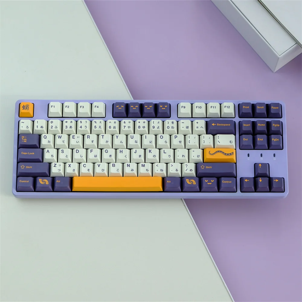 129 Keys GMK Tako Keycaps PBT Dye Sublimation Mechanical Keyboard Key