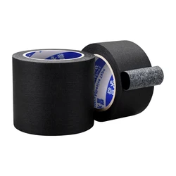 Multi - Length Black Masking Tape for Home, Office, School, DIY Crafts, and Labeling (Black)