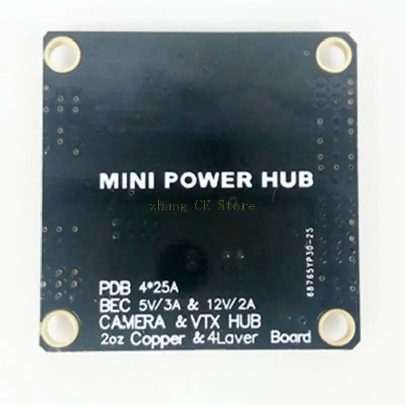 Carte de distribution d'énergie 36x36mm 4 couches 2oz pour FPV drone 3-6S
