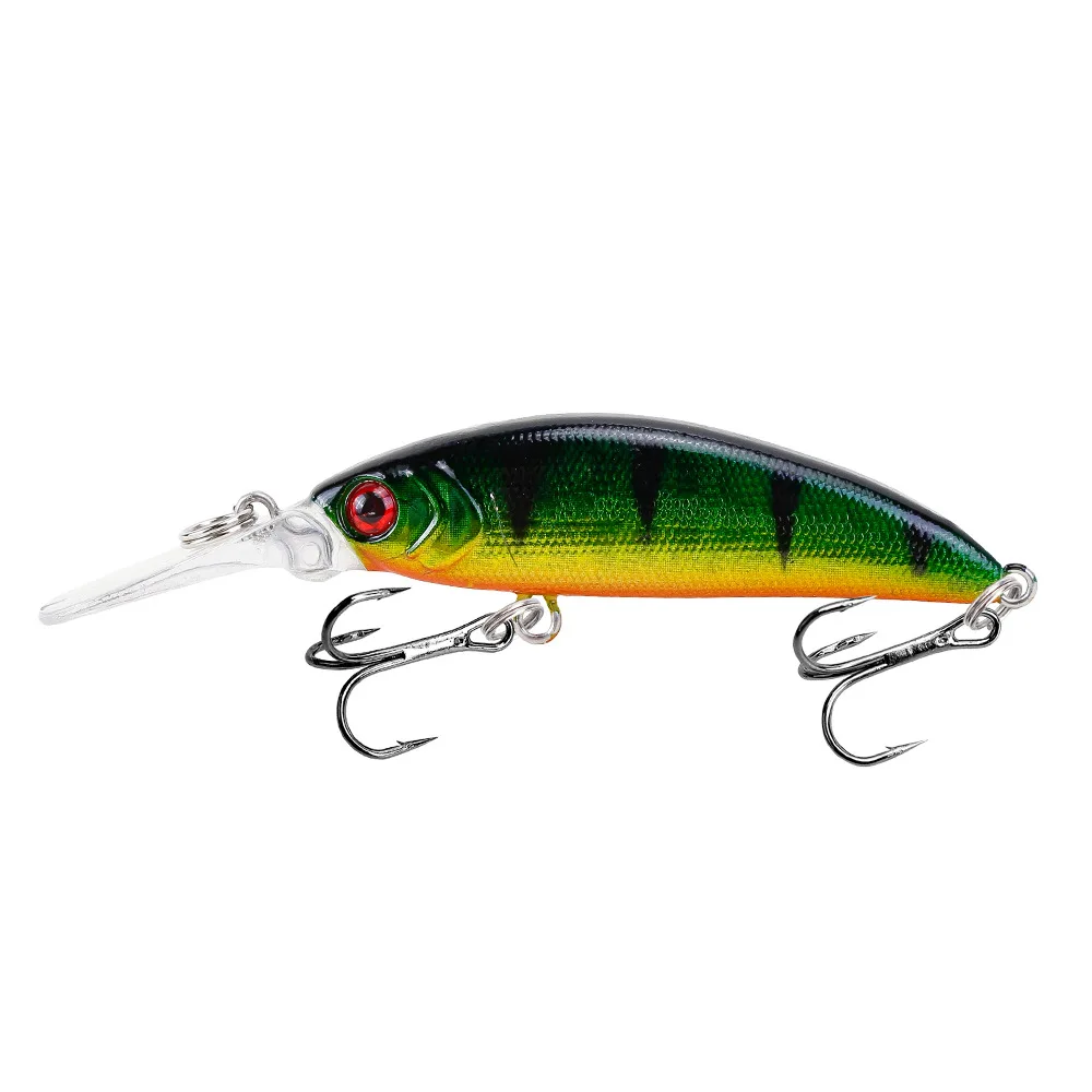 1 Stück 8 Stück Laser Slow Minnow Angelköder-Set 6g 7cm Wobbler Crankbaits Isca Künstlicher Harter Köder Karpfenangelköder-Kit Pesca – Detail 12