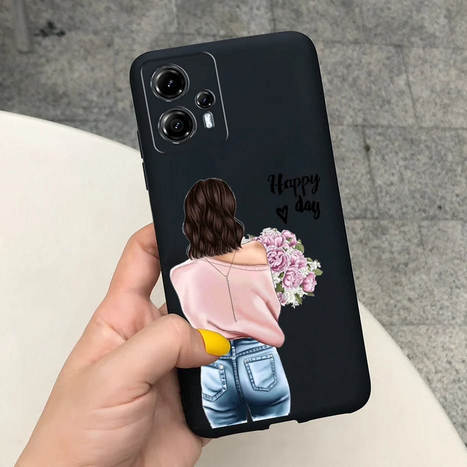 Stylish Sunflower Cartoon Girls Soft TPU Phone Case