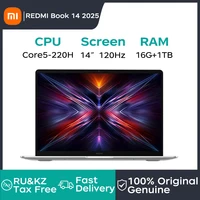 Xiaomi Laptop REDMI Book 14 2025 2.8K 120Hz Screen Dolby VISION ATMOS Xiaomi Hyper OS Connect New Intel Core 5-220H Notebook PC 1