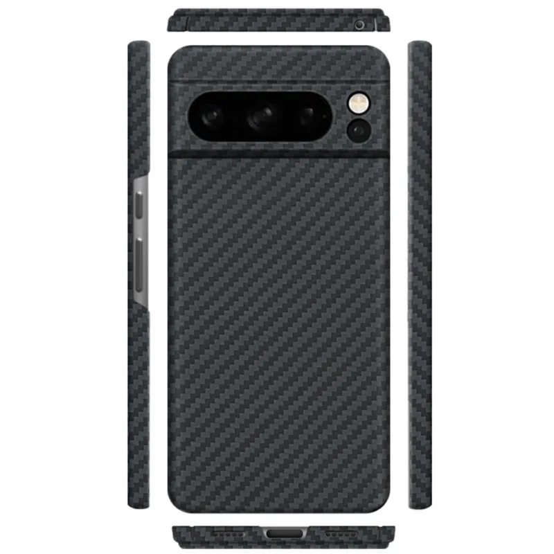 Case for Google Pixel 8 & 8 Pro Magsafe Strength Magnetic Ring Real Carbon Fiber Aramid Mobile Phone Protective Cover Shell 3