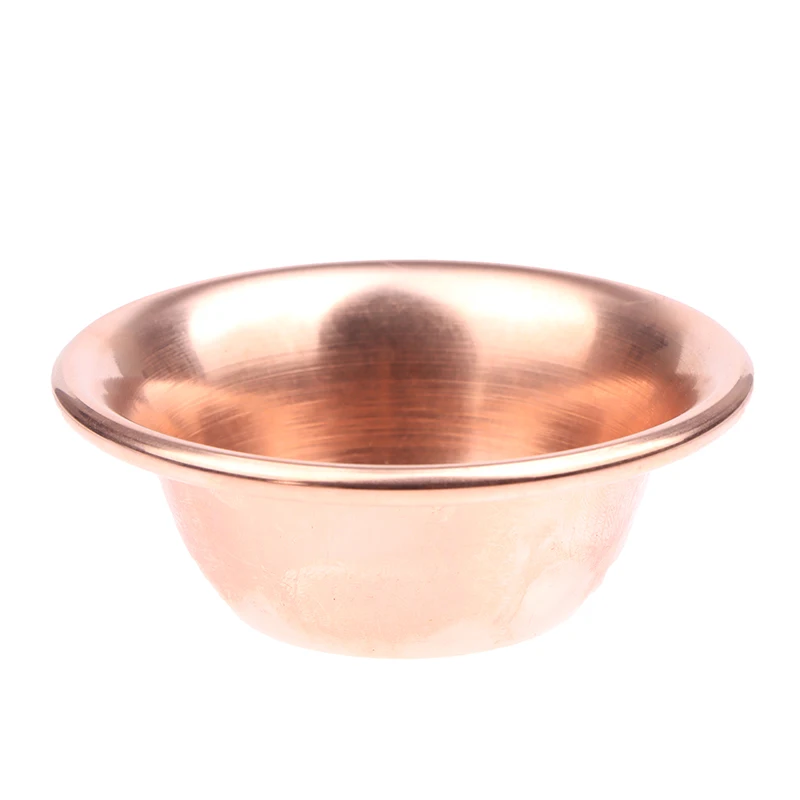 7*3cm Pure Copper Water Supply Bowl Handmade Holy Water Bowl For Buddha Buddhist Supplies Fine Polished Supply 1pc