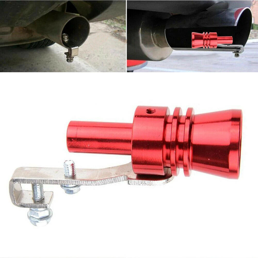

Car Auto Turbo Sound Whistle Muffler Exhaust Pipe Blow Off Valve Noise Simulator