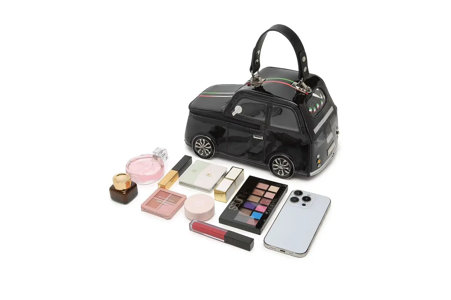 Niche Off-Road Vehicle Shaped Handbag Unique Creativity Car Shaped PU Shoulder Bag Party Backpack Large Capacity Crossbody Bag