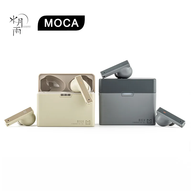 MOONDROP MOCA HiFi Sound Quality ANC TWS Low Latency Automatic Reconnection Wireless Charging BASS Control In-ear headphones