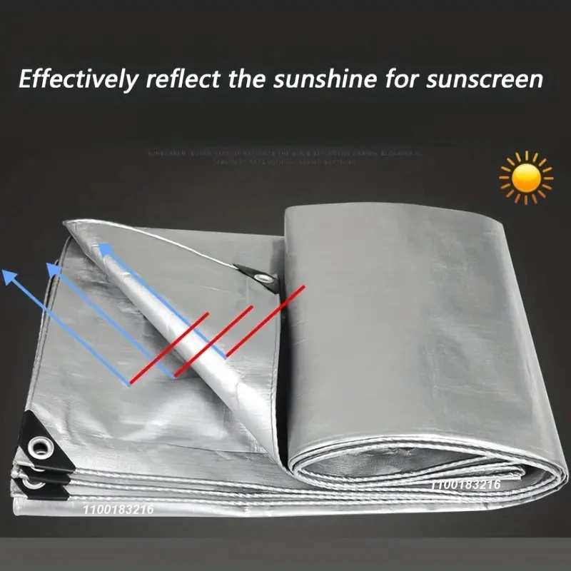 Tarpaulin Cloth PE 0.32mm Rainproof Outdoor Awning Garden Plant Shed Truck Awning Waterproof Sunshade Sail Pet Dog House Cover