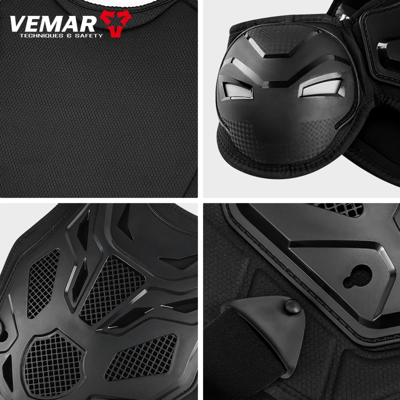 Boys Girls Youth Child Kids Body Protection Motocross Armor Vest Suits Skiing Skating Kid Motorcycle Care Armor Elbow Knee Guard