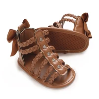 Summer Versatile Colored Baby High Top Sandals With Anti Slip And Wear-Resistant Soft Sole For Newborn Walking Shoes 2