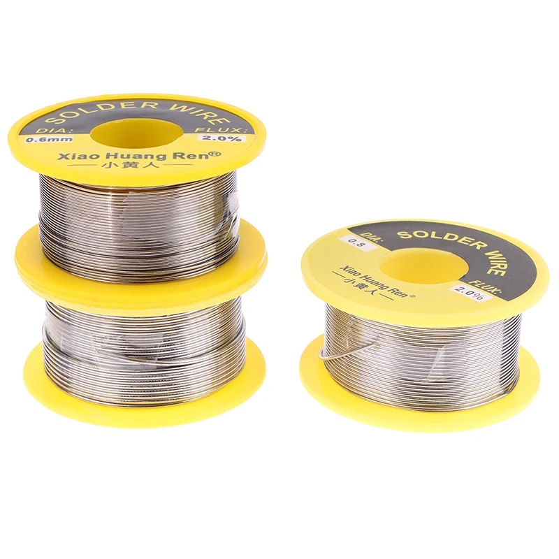 

50g Diamater 0.5/0.6/0.8/1/1.2mm Special Solder Wire Rosin Core Tin Solder Wire Soldering Welding Flux 2.0% Iron Wire Reel