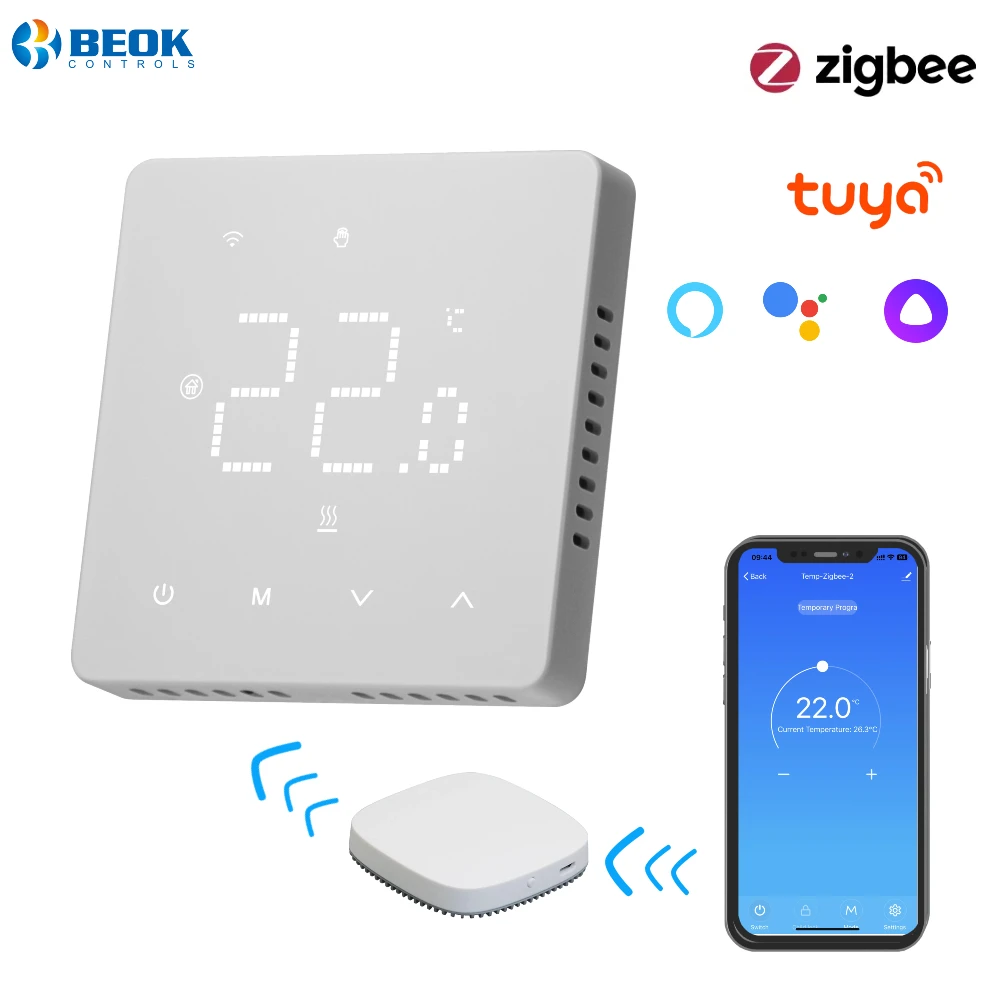 Smart Home Programmable Thermoregulator Floor Heating Thermostat With Alexa Google Home Alice smart thermostat,temperature controller,smart thermostat socket