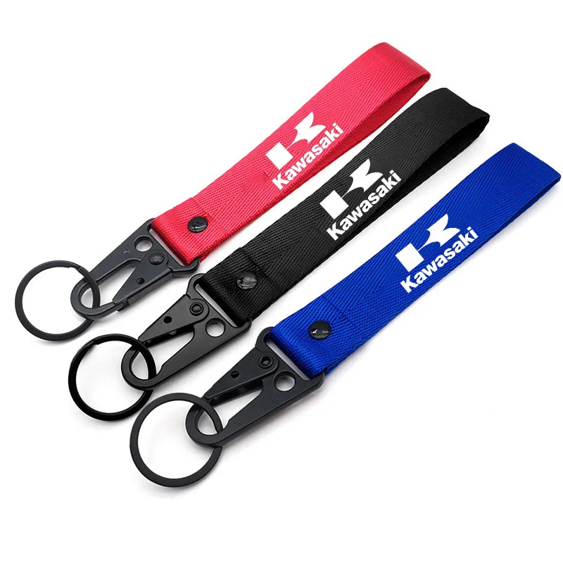 アクセサリー Y New Motorcycle Lanyard Nylon Printing Emblem Style Keychain
