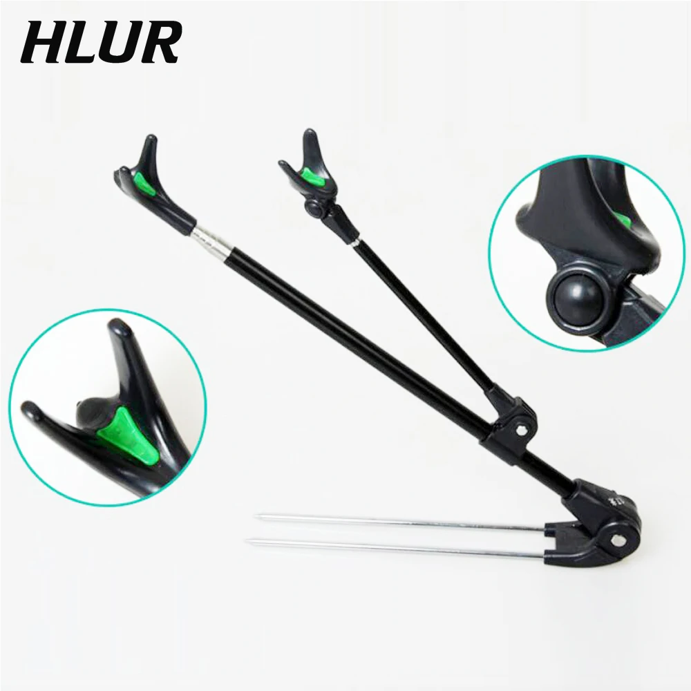 1.5M/1.7M/2.1M New Stainless Steel Thickened Telescopic Fishing Rod Bracket Fishing Rod Dual Purpose Bracket Holder