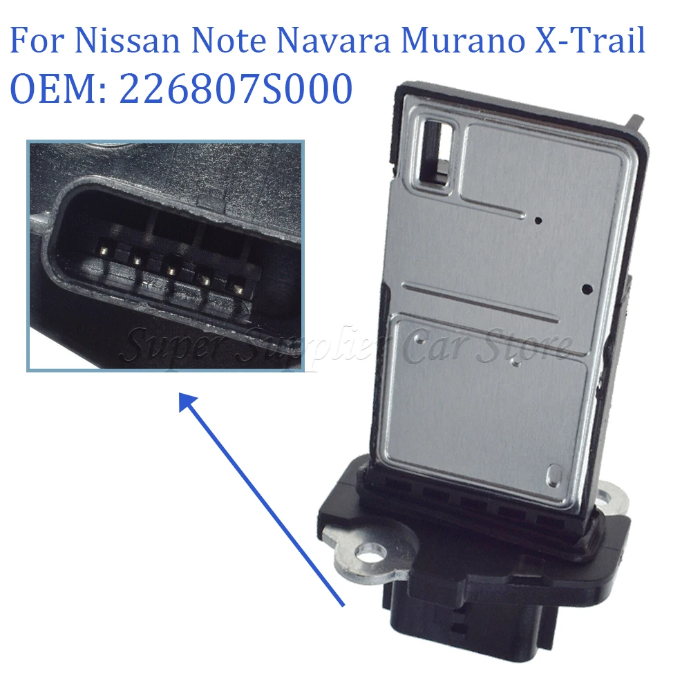 

226807S00A For Sukuki Grand MAF Mass Air Flow Sensor Meter For Nissan 22680-7S000 13800-66J00 1380066J00 MAF0031 226807S000