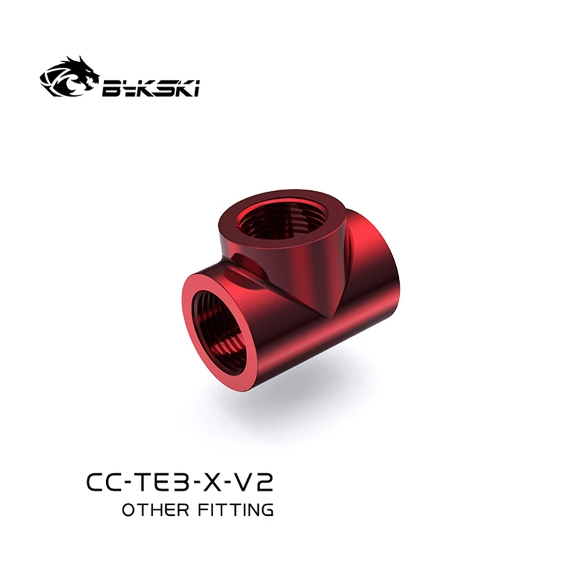 Acessórios de Refrigeração de Água do pc do Adaptador do Conector da Multi-maneira Fêmea Cc-te3-x-v2 Acessórios Cúbicos do Derramamento de Vias de Bykski g1 Female Female - Imagem 6