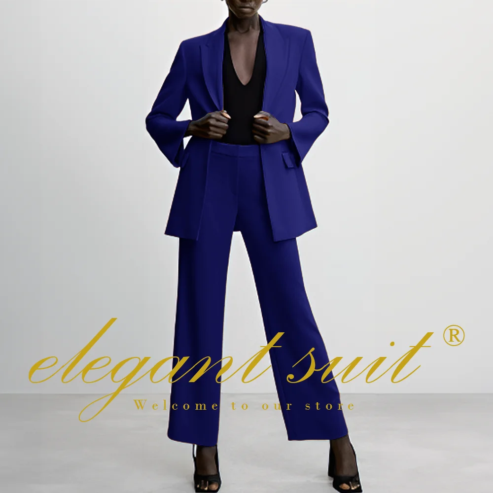 Women's fashionable 2-piece suit (blazer and trousers) suitable for parties, dances and celebrations, customized suits